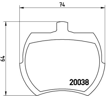 Колодки Brembo P52002 цена, от 21.37 USD