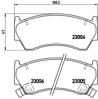 Купить P56033 Brembo Колодки тормозные