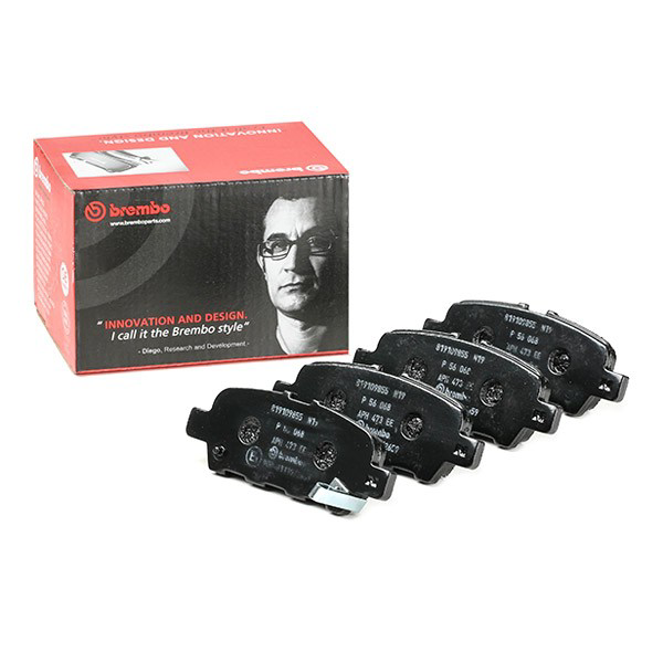 Купить P56068 Brembo Колодки тормозные задние, дисковые