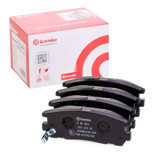 Колодки дисковые  Brembo P59021 цена, от 36.23 USD