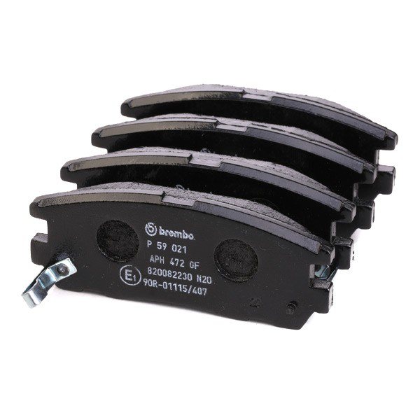 P59021 Brembo Колодки тормозные дисковые комплект