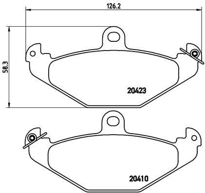 Купить P59026 Brembo Колодки тормозные задние, дисковые