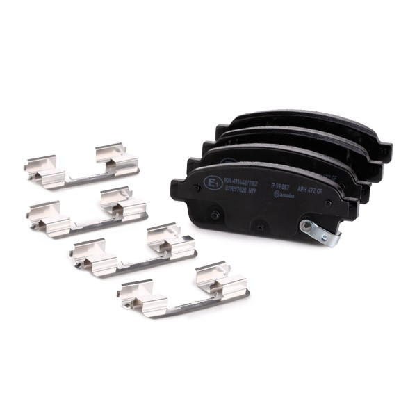 Колодки дисковые  Brembo P59087 цена, от 34.44 USD