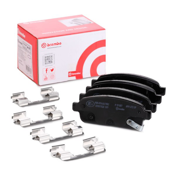 Задние тормозные колодки P59087 Brembo