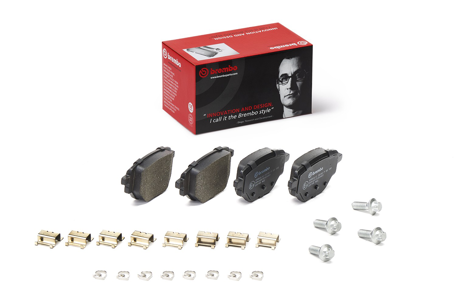 Купить P59100 Brembo Колодки тормозные задние, дисковые