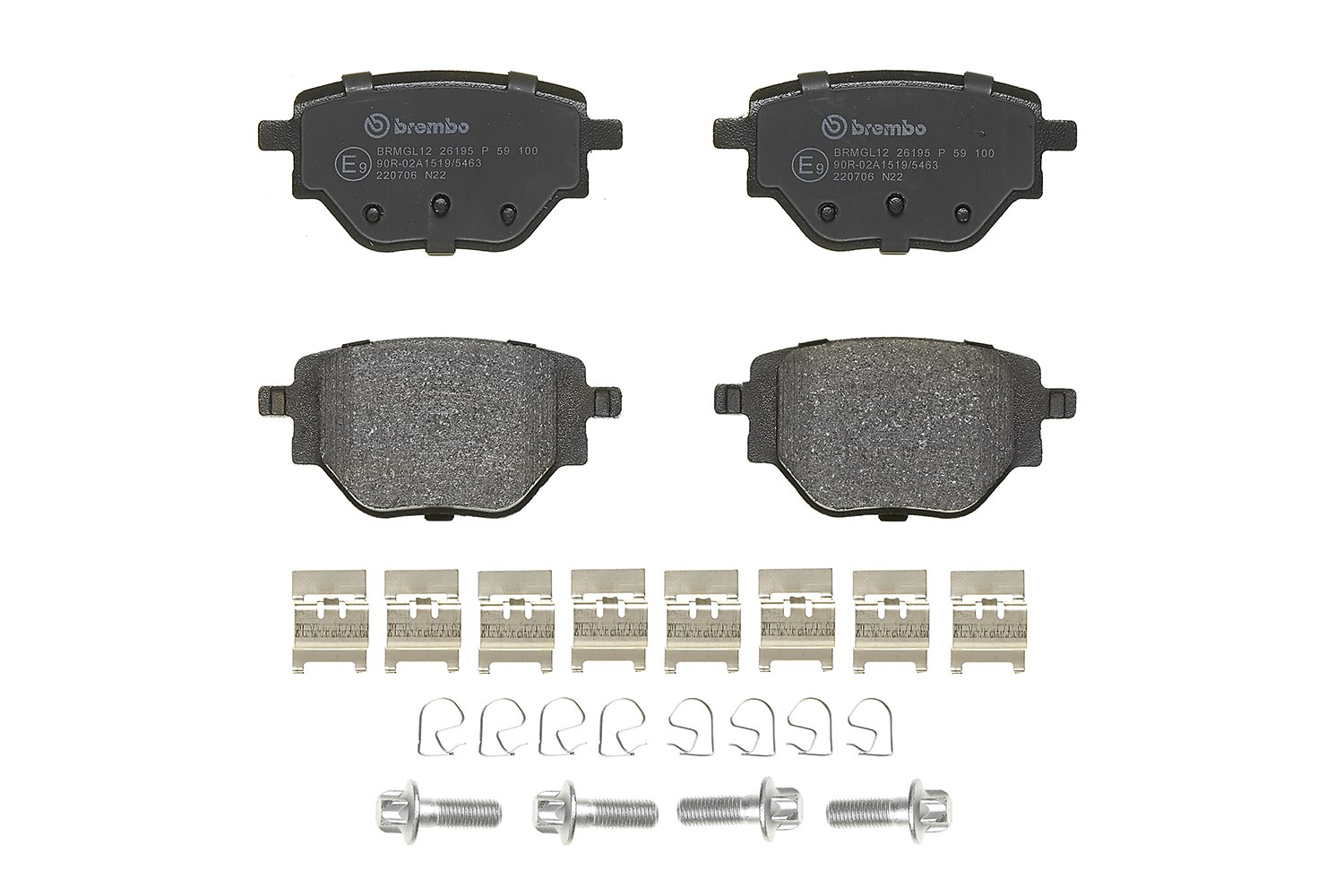 Колодки дисковые  Brembo P59100 цена, от 62.06 USD