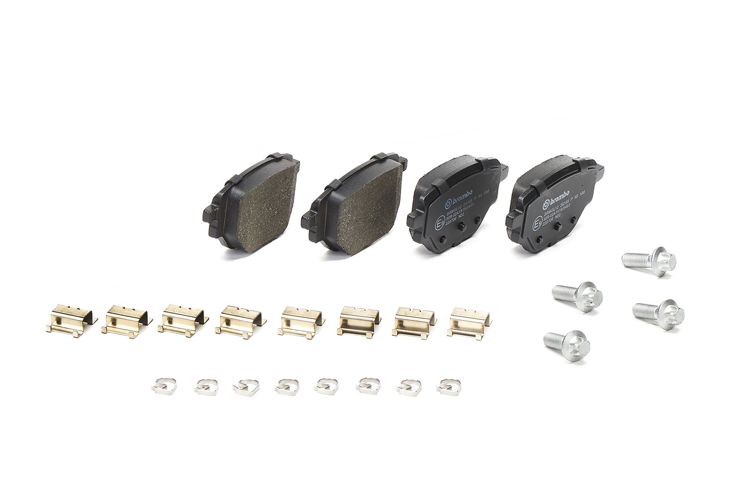 Задние тормозные колодки P59100 Brembo