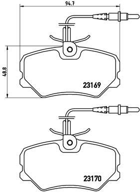 Купить P61050 Brembo Колодки тормозные