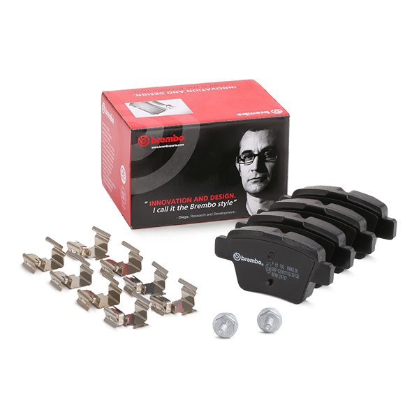 Купить P61100 Brembo Колодки тормозные задние, дисковые
