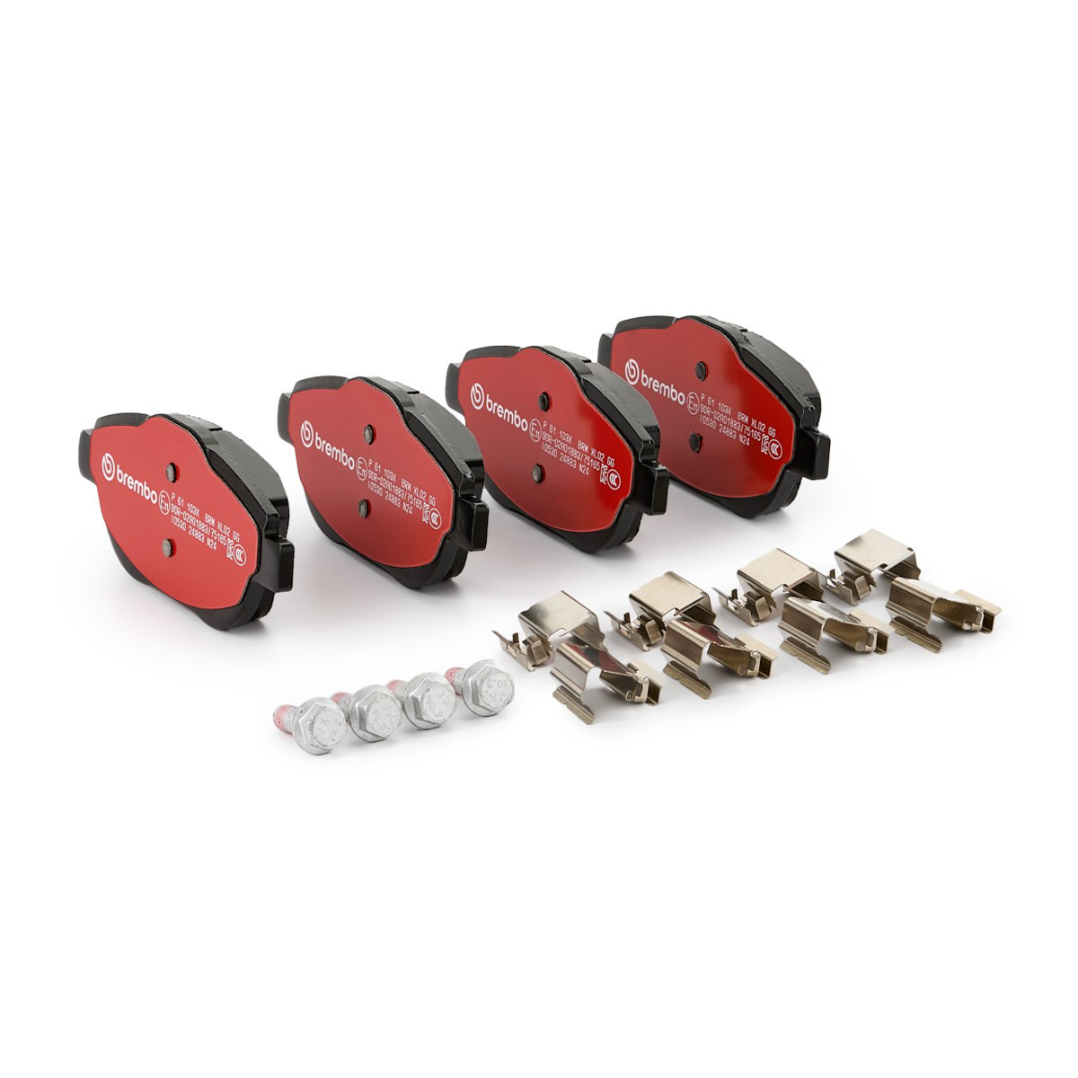 Передние тормозные колодки P61103X Brembo