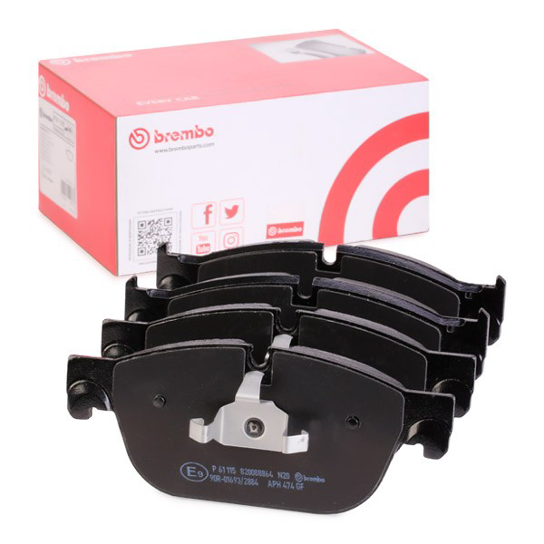 Купить P61115 Brembo Колодки тормозные