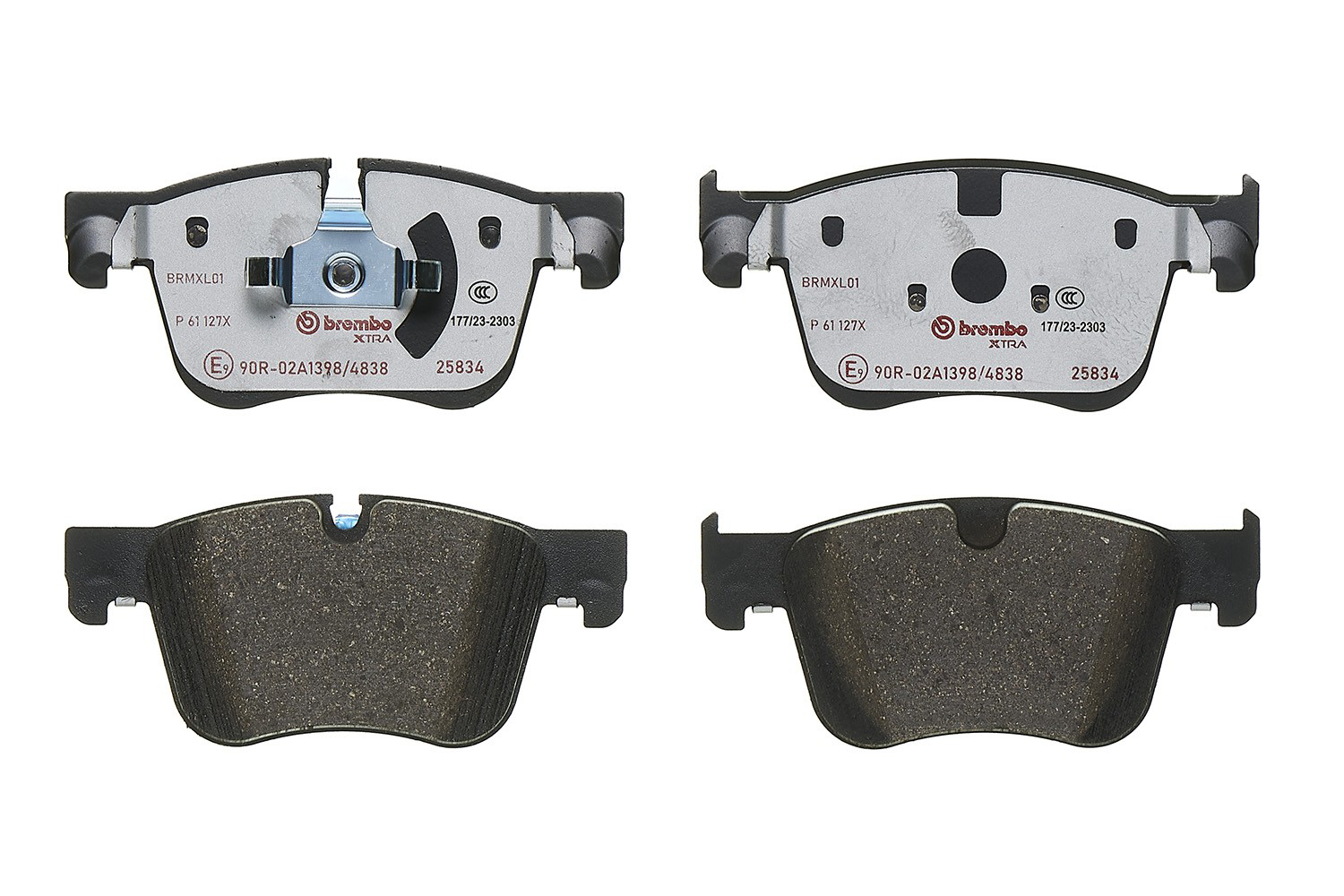 Колодки Brembo P61127X цена, от 39.37 USD