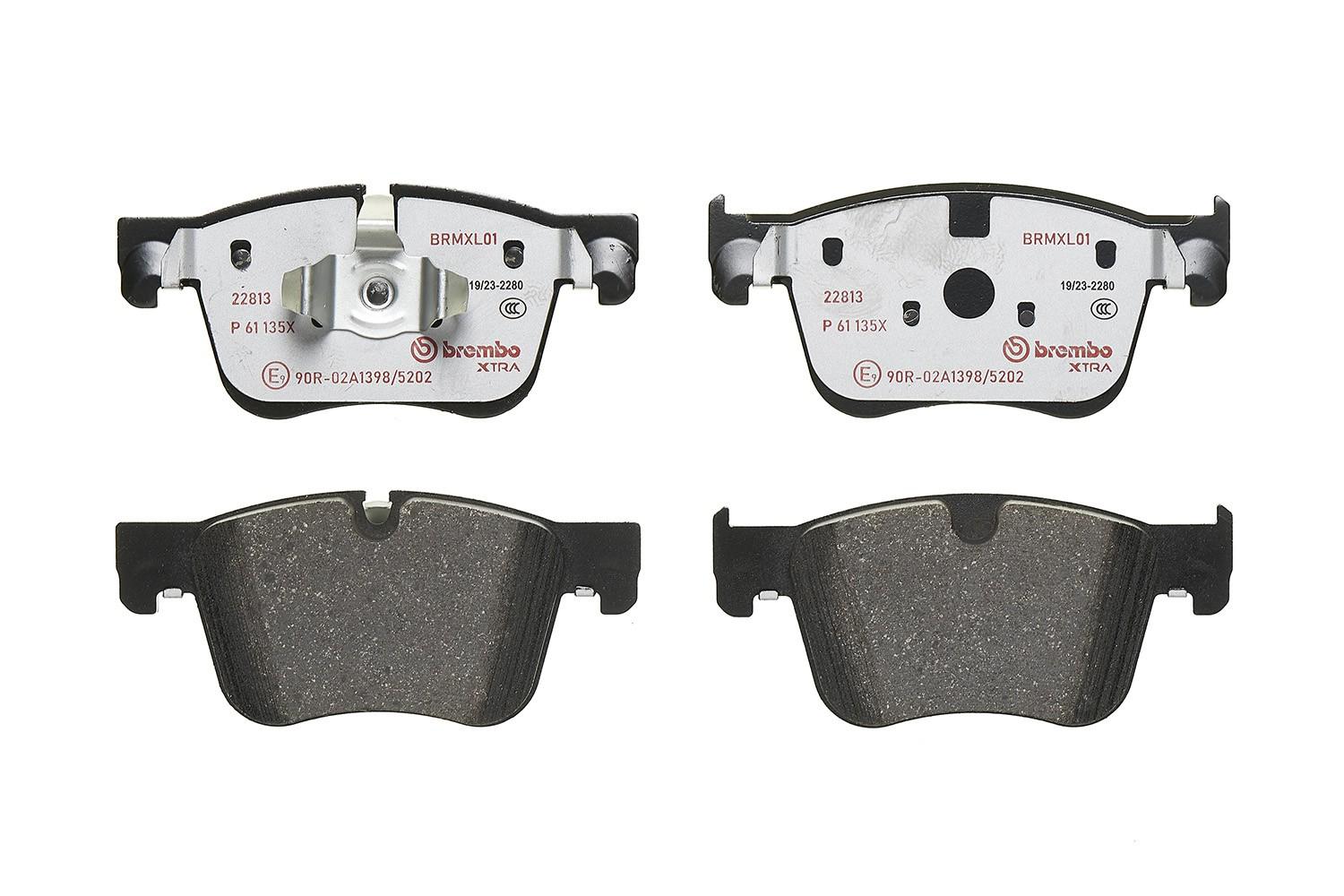 Колодки Brembo P61135X цена, от 35.30 USD