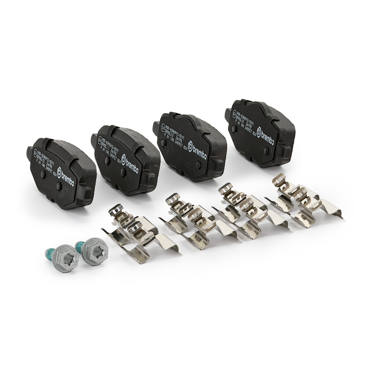 Купить P61140 Brembo Колодки тормозные задние, дисковые