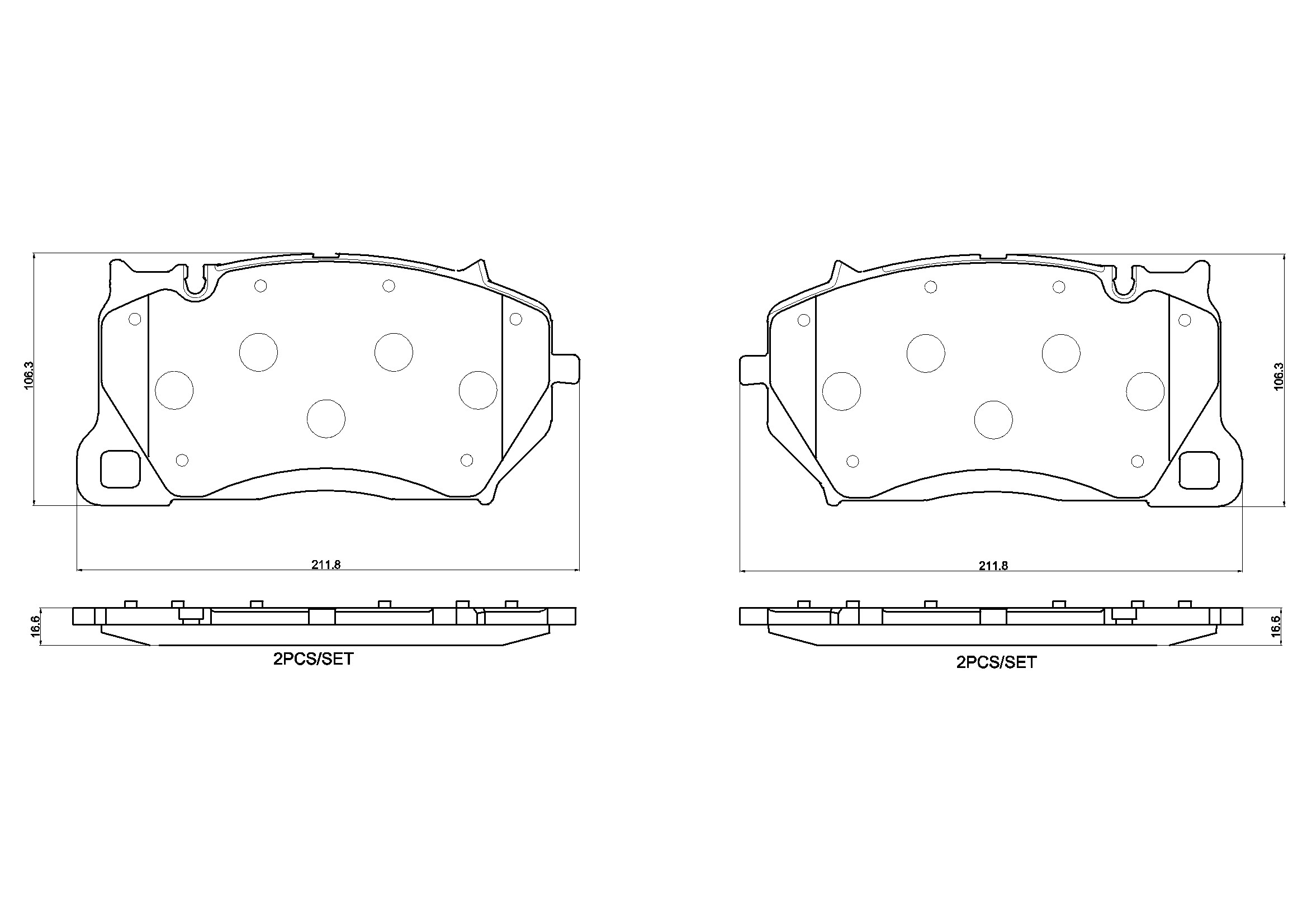 P65057 Brembo Колодки передние