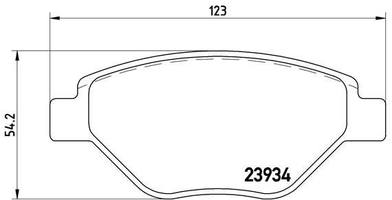Купить P68031 Brembo Колодки тормозные