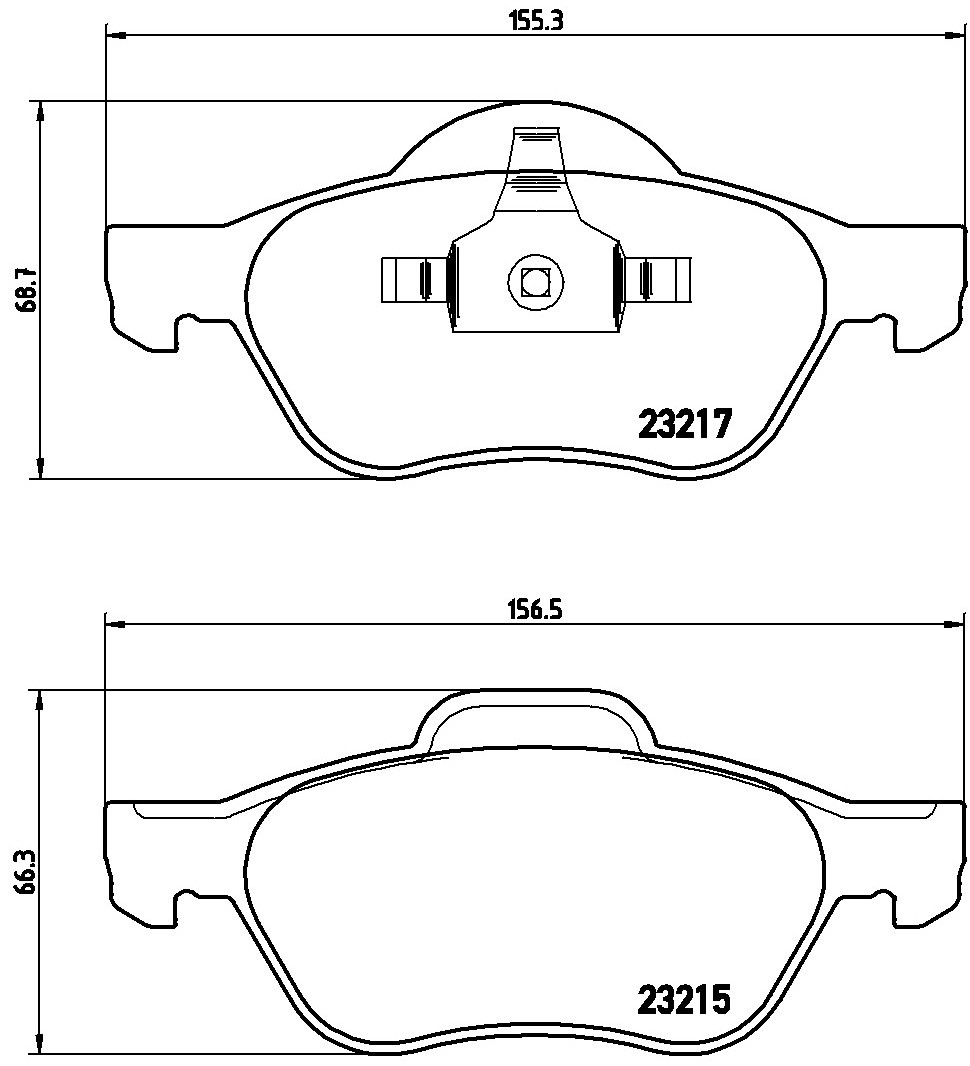 Купить P68048X Brembo Колодки тормозные