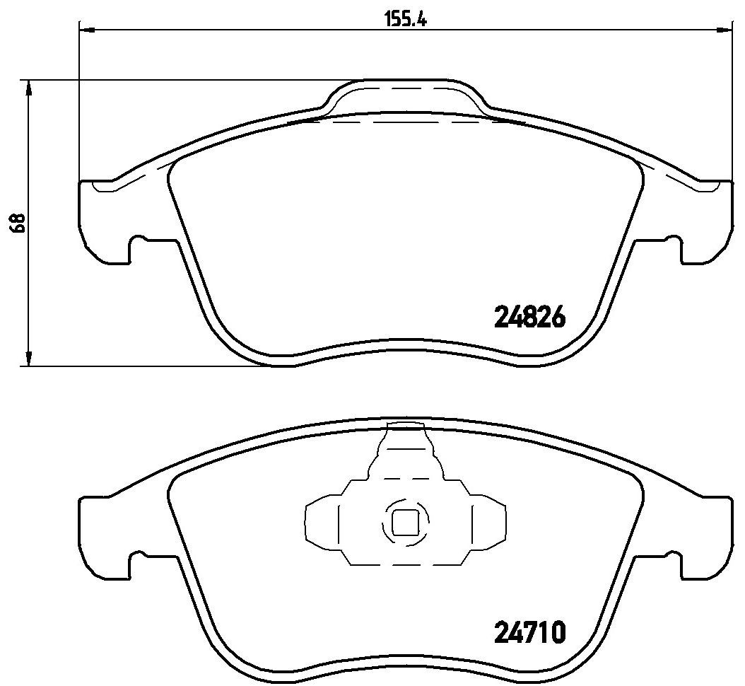 Колодки Brembo P68052 цена, от 29.39 USD