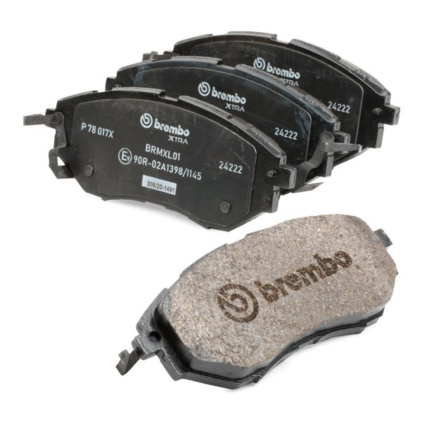 Купить P78017X Brembo Колодки тормозные