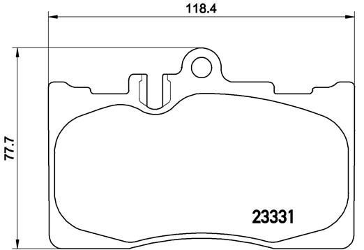Купить P83058 Brembo Колодки тормозные