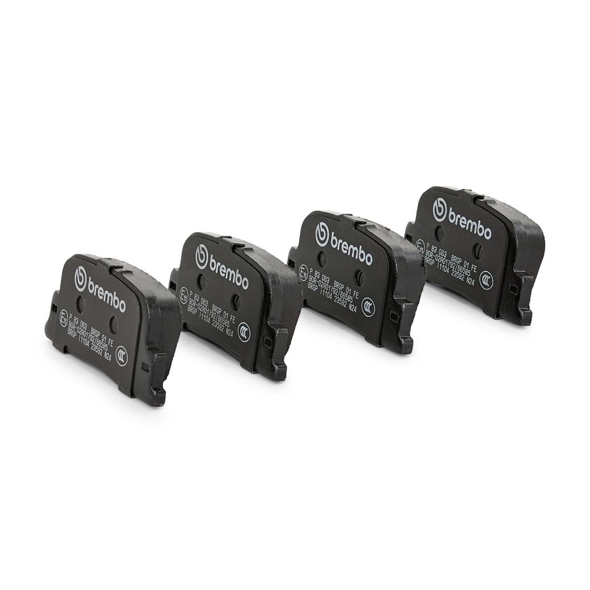 P83063 Brembo Колодки тормозные дисковые комплект