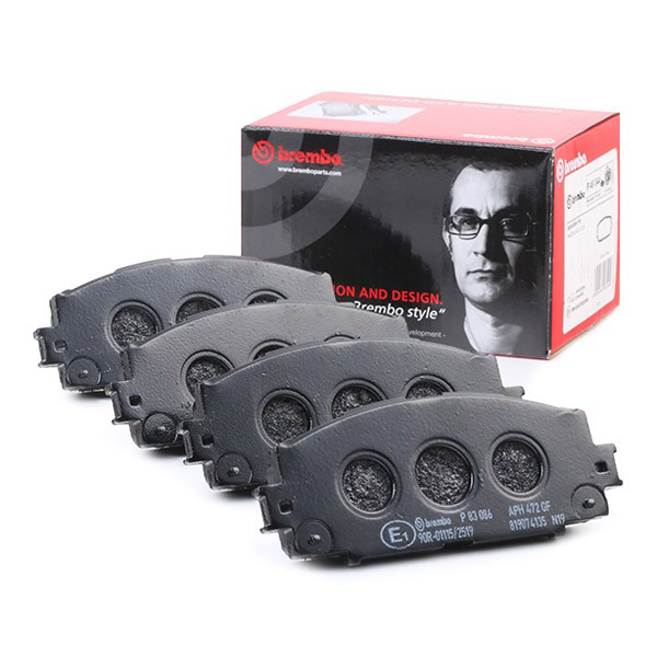 Купить P83086 Brembo Колодки тормозные