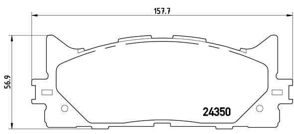 P83117X Brembo Колодки передние