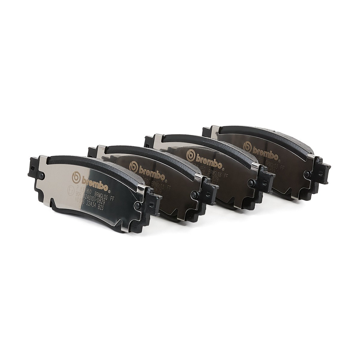 P83160 Brembo Колодки тормозные дисковые комплект