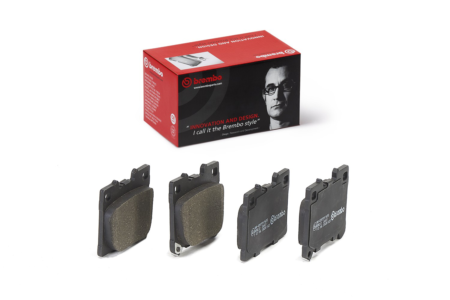 Купить P83186 Brembo Колодки тормозные задние, дисковые