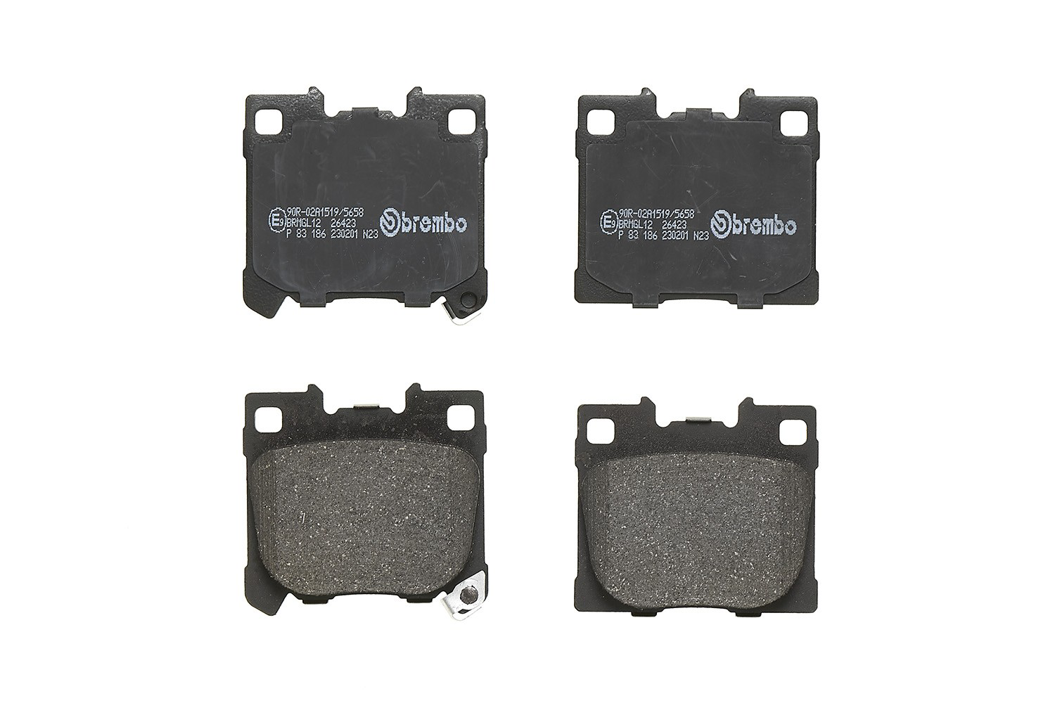 Задние дисковые колодки Brembo P83186