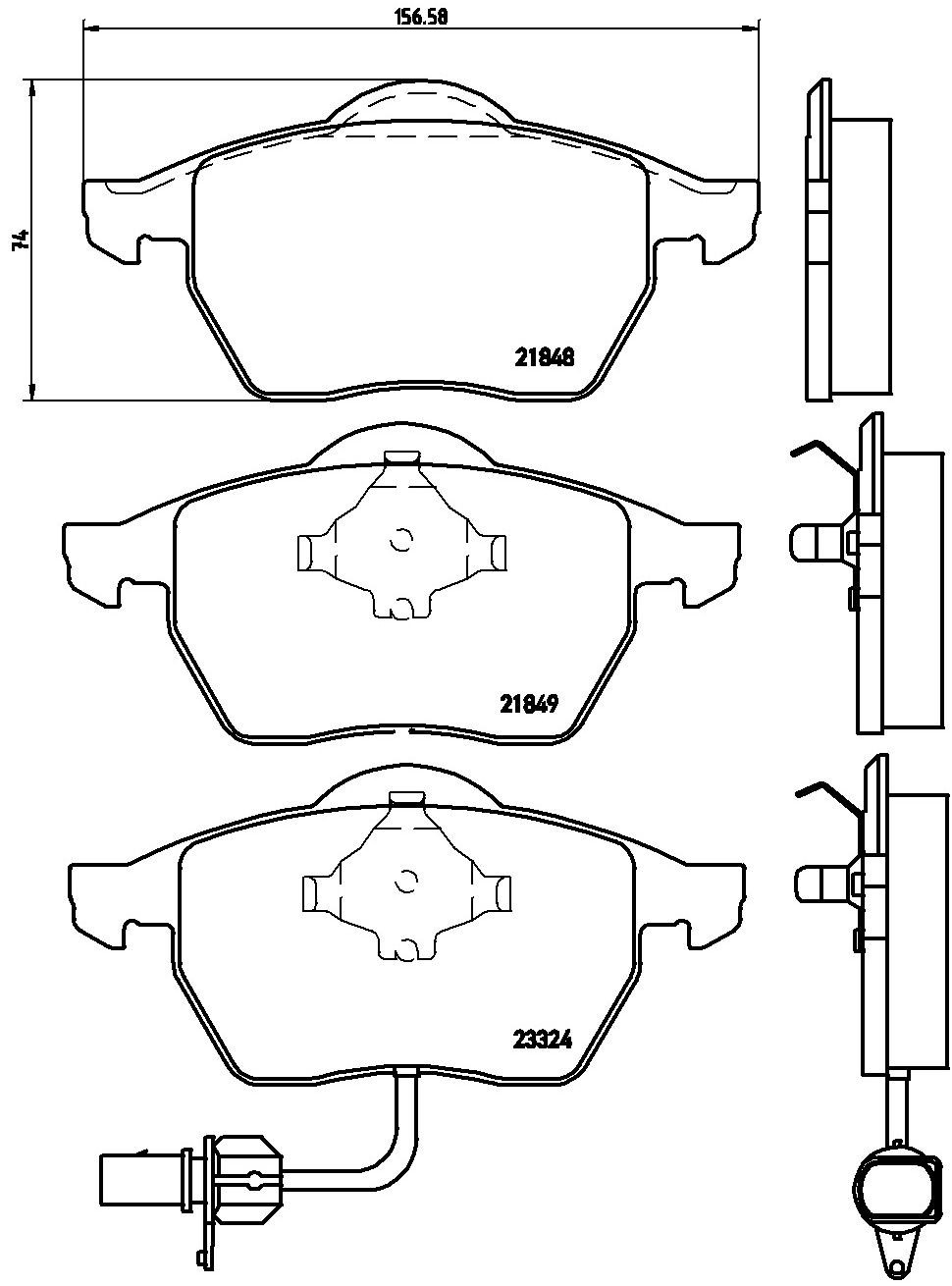 Колодки Brembo P85060 цена, от 39.07 USD
