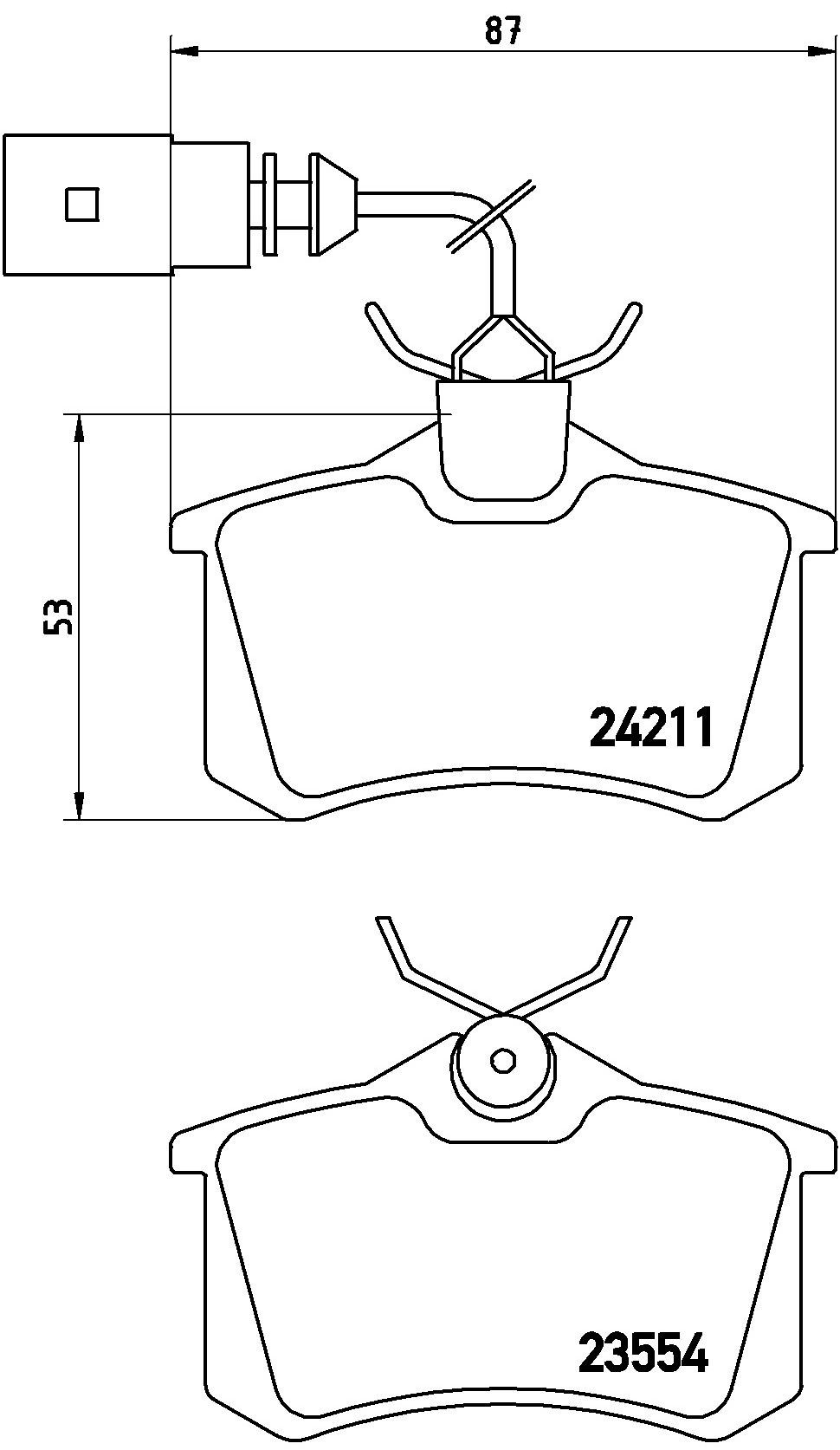 Колодки дисковые  Brembo P85101 цена, от 21.54 USD