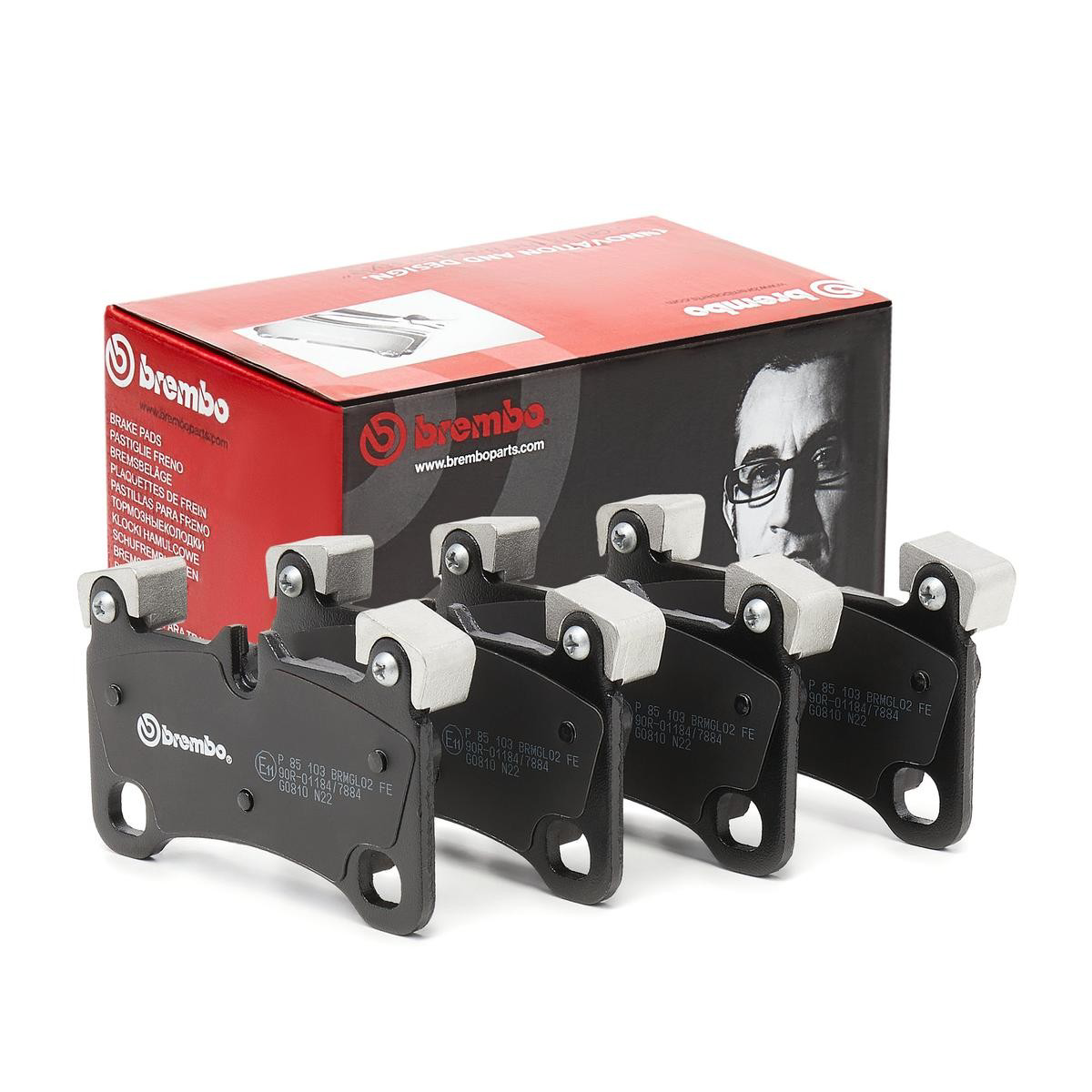 Купить P85103 Brembo Колодки тормозные задние, дисковые
