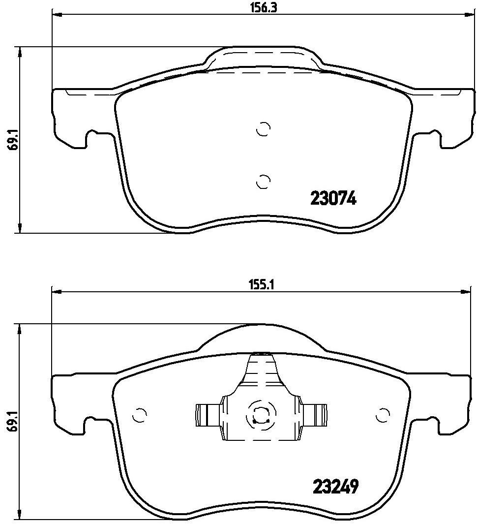 Колодки Brembo P86020 цена, от 38.84 USD