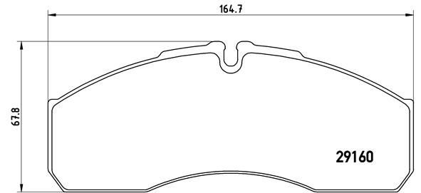 PA6022 Brembo Колодки передние