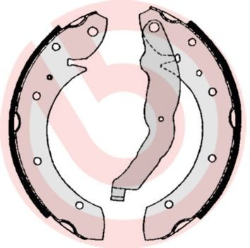 Барабанные колодки Brembo S06506