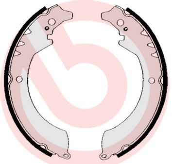 Купить S16501 Brembo Задние барабанные тормозные колодки