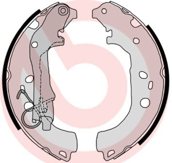 Тормоза рабочие задние ножные и тормозные барабаны Brembo S23518 цена, от 27.34 USD