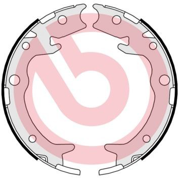 S28516 Brembo Тормозные колодки ручника