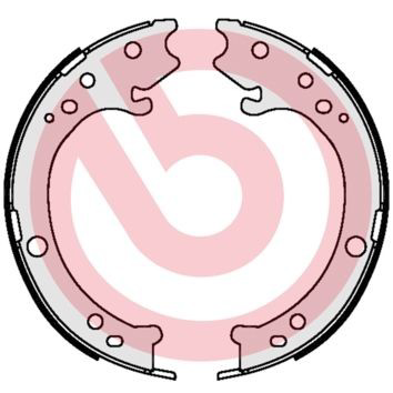 Купить S28517 Brembo Колодки ручника/стояночного тормоза