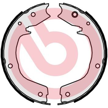 Тормозные колодки стояночного тормоза Brembo S54524 цена, от 42.07 USD