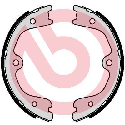 Тормозные колодки стояночного тормоза Brembo S56552 цена, от 36.19 USD