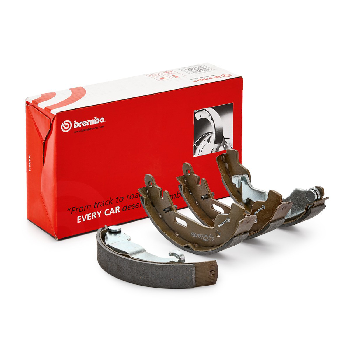 Купить S59516 Brembo Задние барабанные тормозные колодки