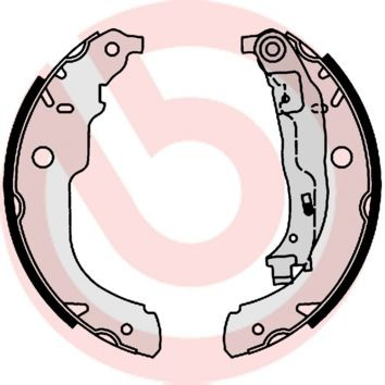 S61528 Brembo Барабанные тормозные колодки