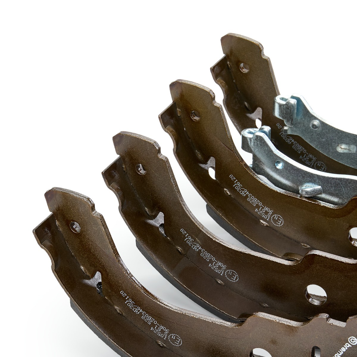 Купить S61528 Brembo Задние барабанные тормозные колодки