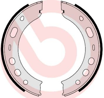 Купить S65503 Brembo Колодки ручника/стояночного тормоза