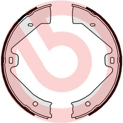 Тормозные колодки стояночного тормоза Brembo S65505 цена, от 42.53 USD