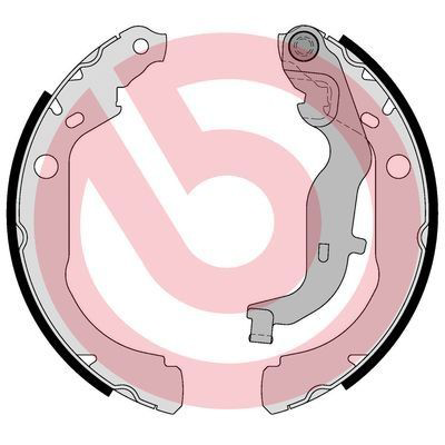 S68549 Brembo Барабанные тормозные колодки