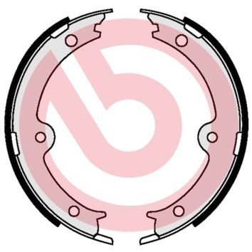 S83564 Brembo Тормозные колодки ручника