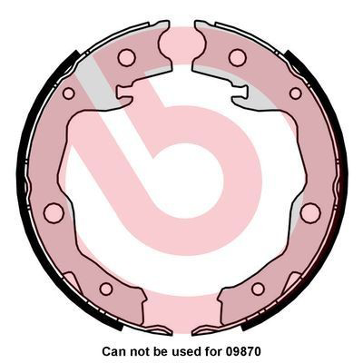 S83568 Brembo Тормозные колодки ручника